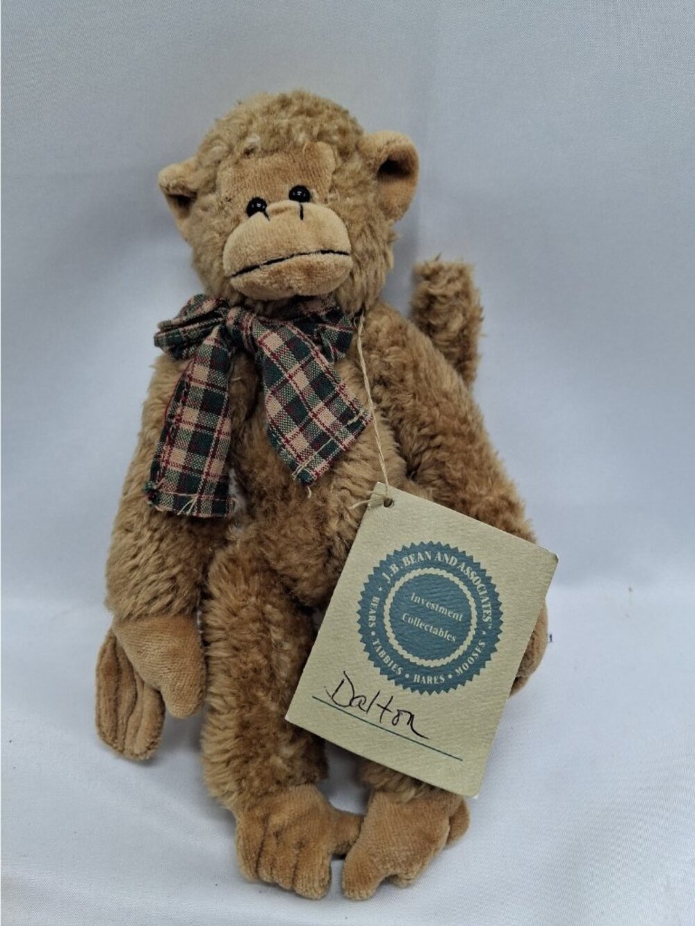 Boyd's Bears "Dalton" The monkey - 9" - Jointed - with tags